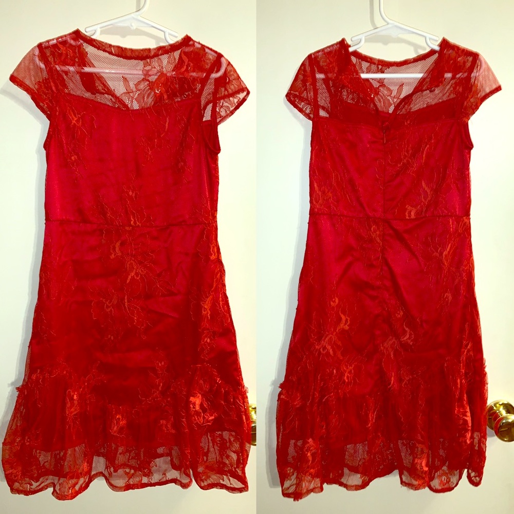 Joyfolie girls red dress